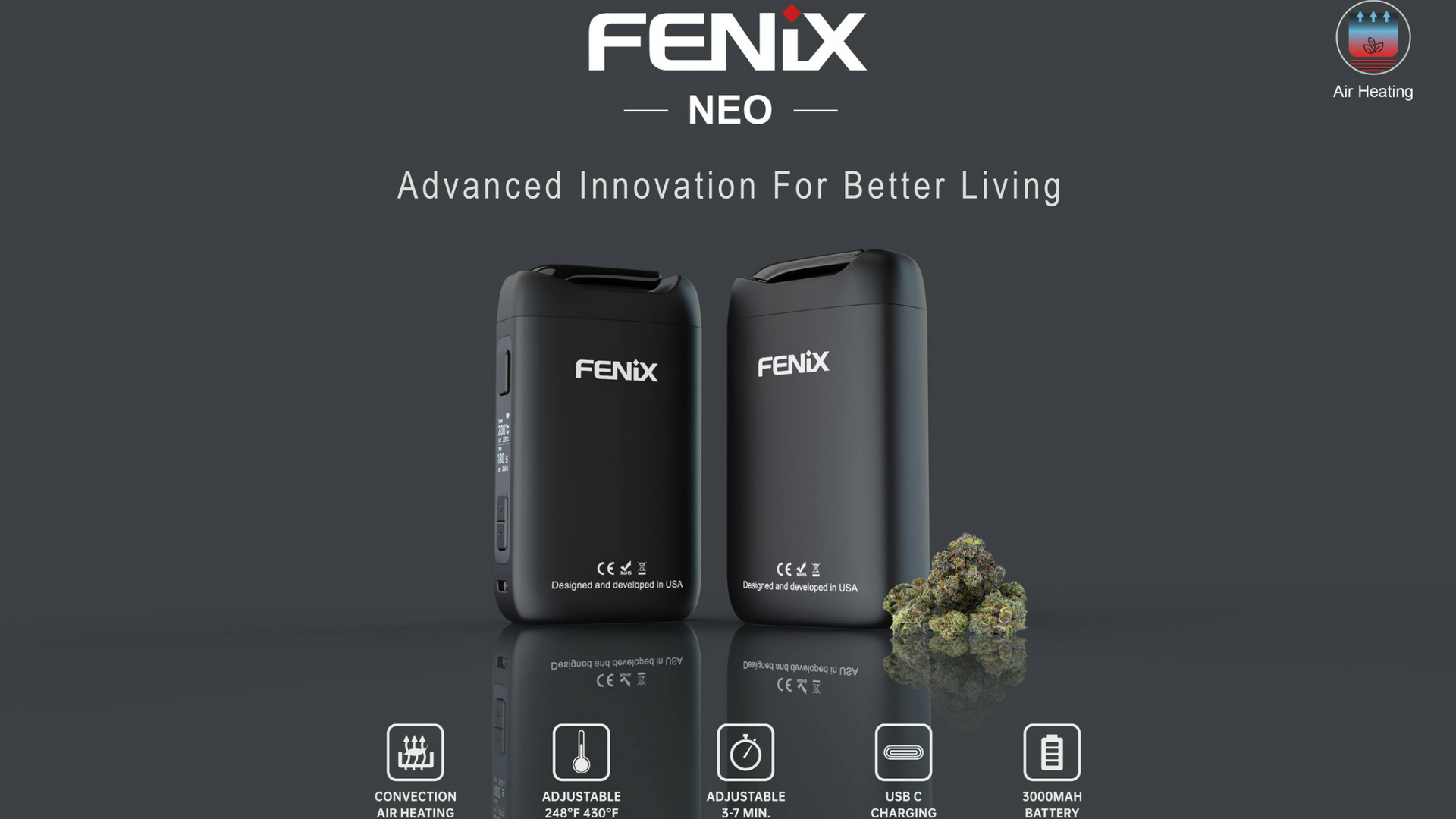 Fenix NEO Full Convection Vaporizer - A Compact Powerhouse for Superior Vaping